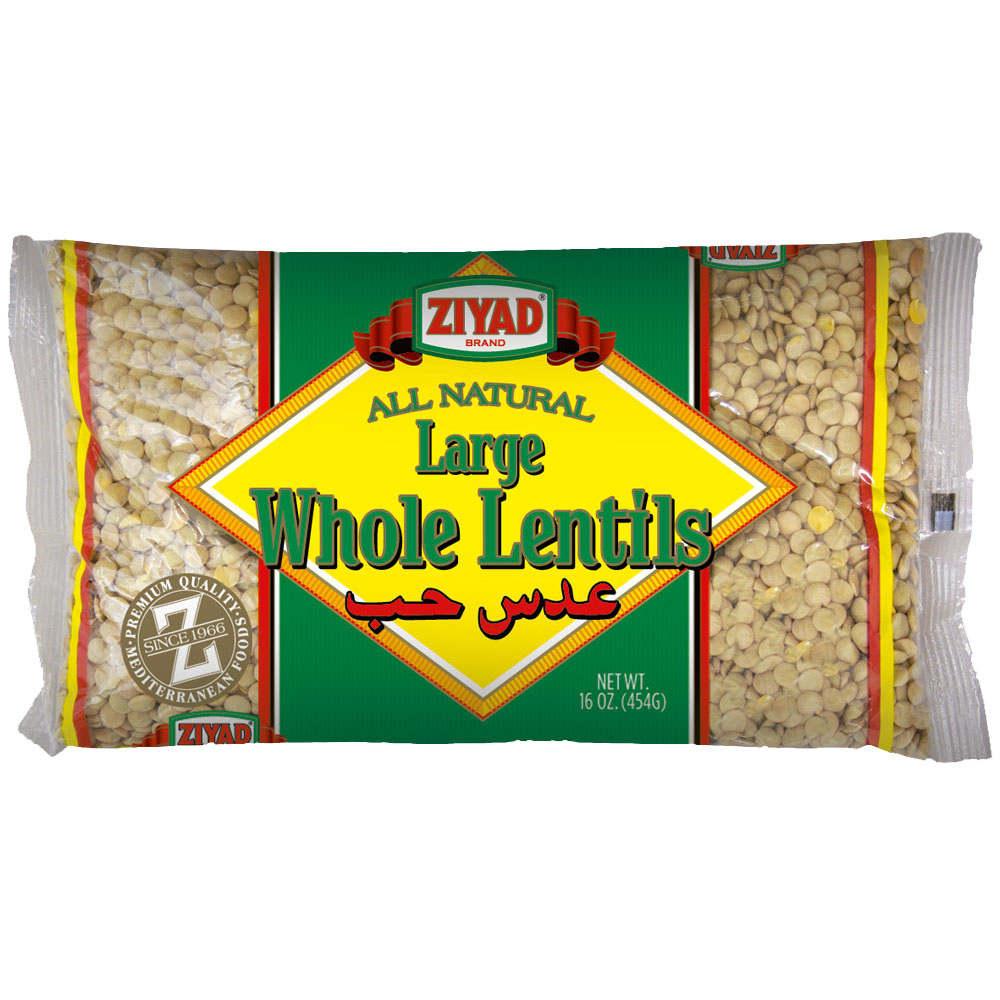 Ziyad Large Green Whole Lentils