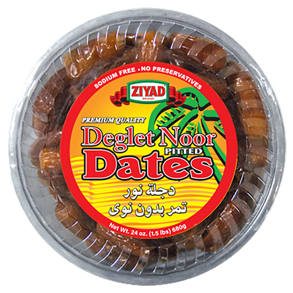 Ziyad Deglet Noor Pitted dates - Tunisian