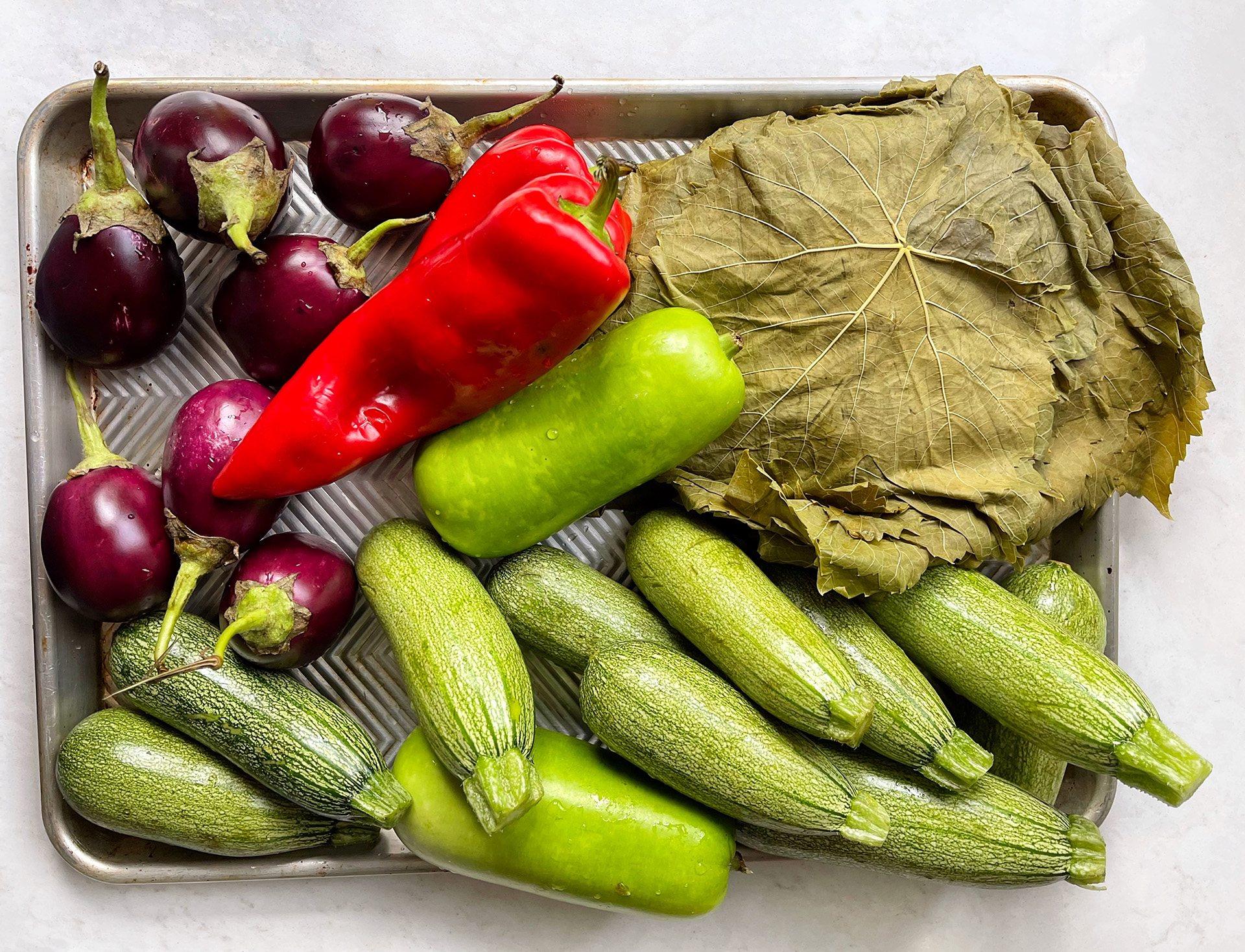 Stuffed Zucchini – Mahshi